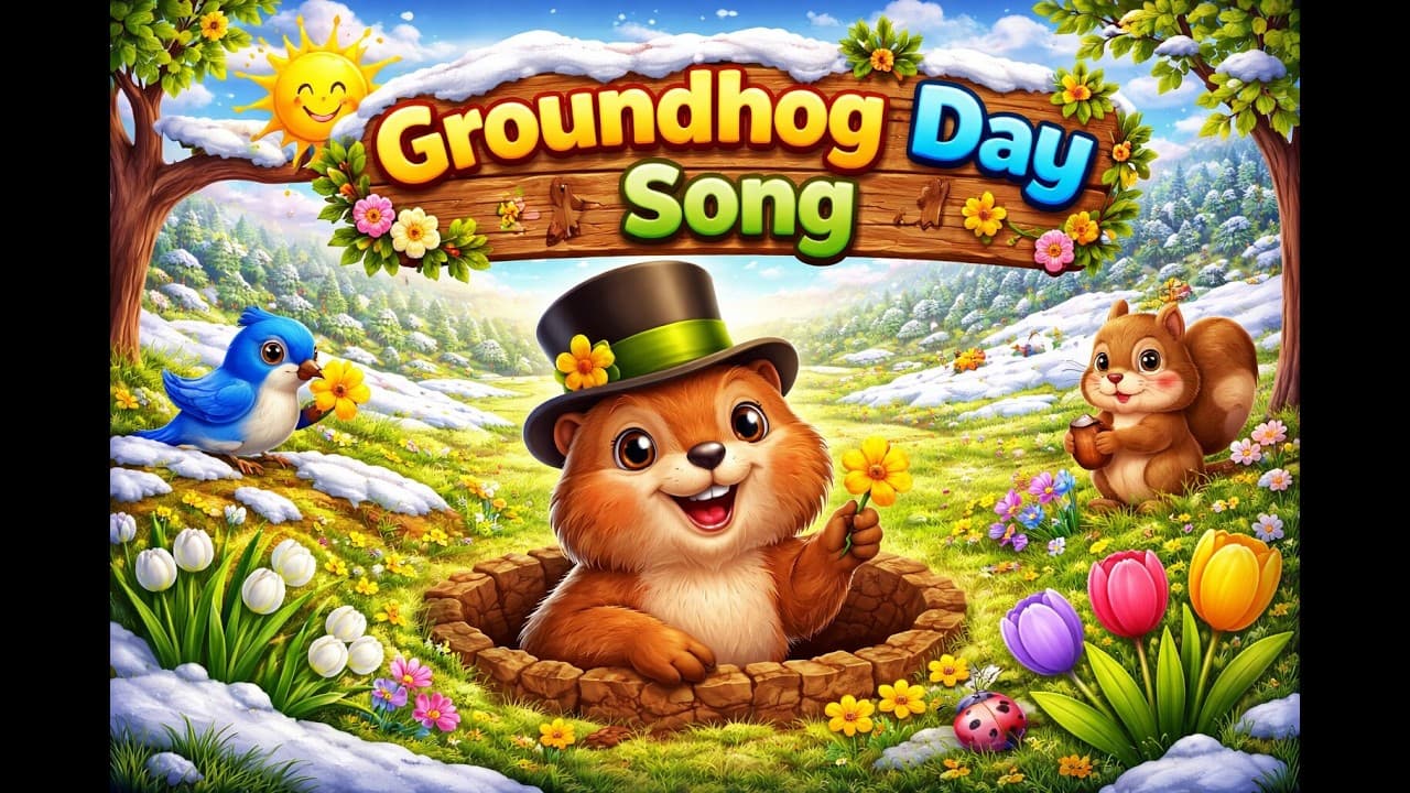 Groundhog Day Song | Fun Kids Songs & Nursery Rhymes | Winter Holiday Song for Children
