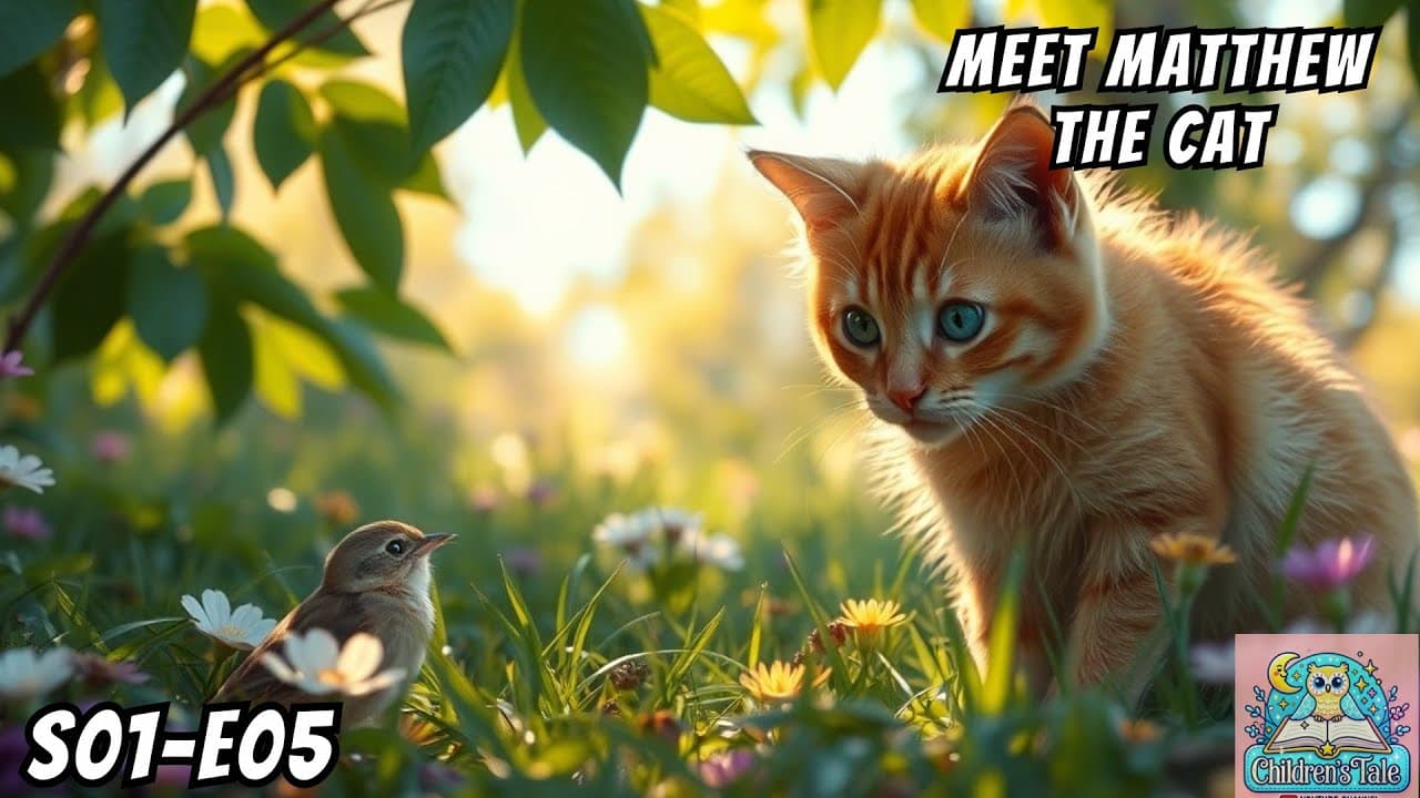 🐱  Matthew the Cat S01E05: Matthew and the Lost Baby Bird  | Cartoon Series for Kids
