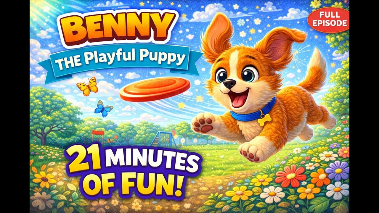 Benny The Playful Puppy +21 Minutes | Fun Kids Song & Nursery Rhymes