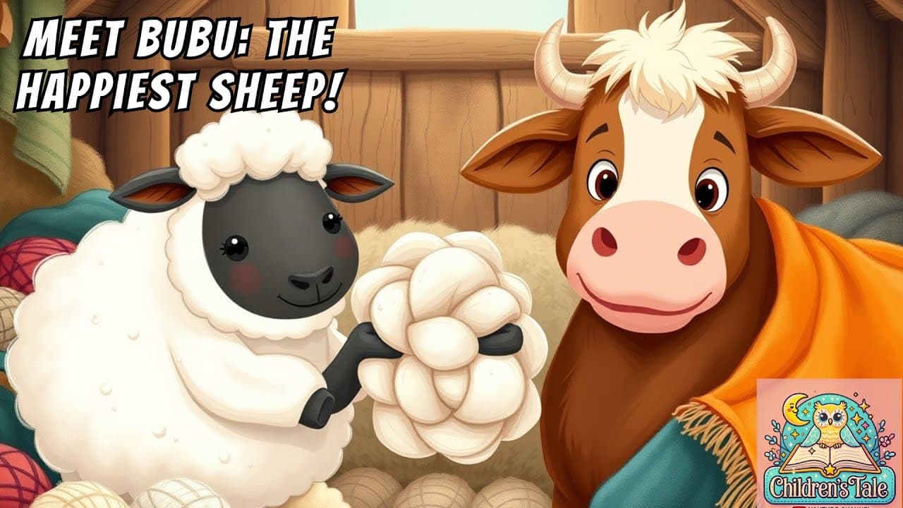 Bubu the Happy Sheep: A Heartwarming Adventure - Animal Bedtime Stories for Kids