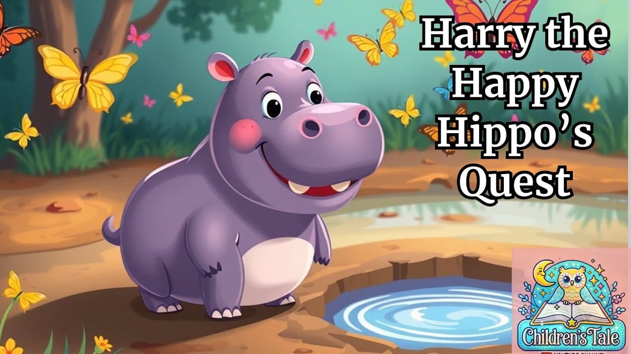 Harry the Happy Hippo’s Quest for Fun Water - Bedtime Story for Kids