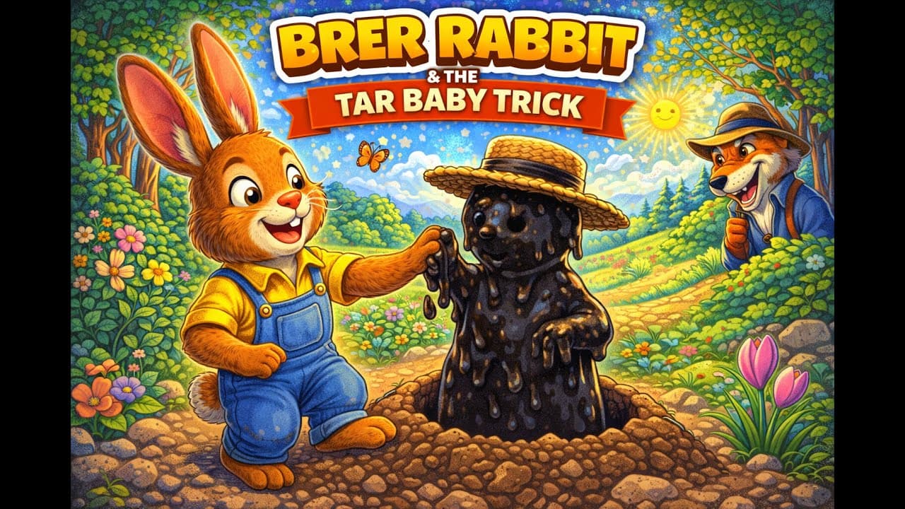 Brer Rabbit: The Tar Baby Trick | Animated Folk Tale for Kids! 🐰🎭