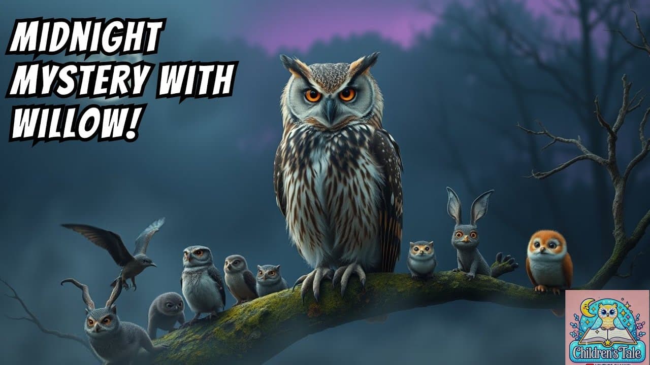 🦉Willow the Wise Owl and the Midnight Mystery🌙 Children's Tale
