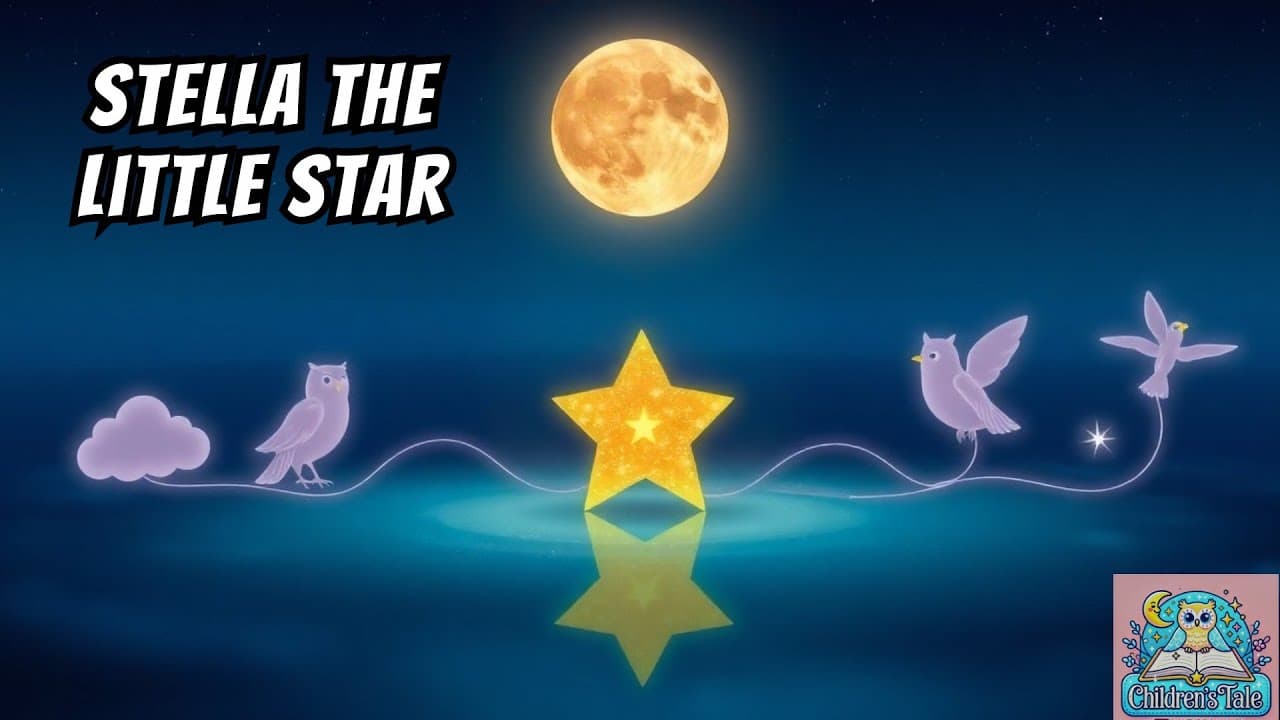 ⭐Stella the Little Star and the Midnight Wish 🌌 Kid Stories
