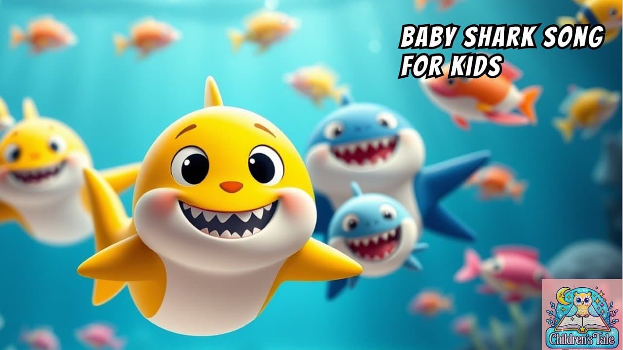 Baby Shark Song for Kids | Nursery Rhymes for Toddlers, Childrens