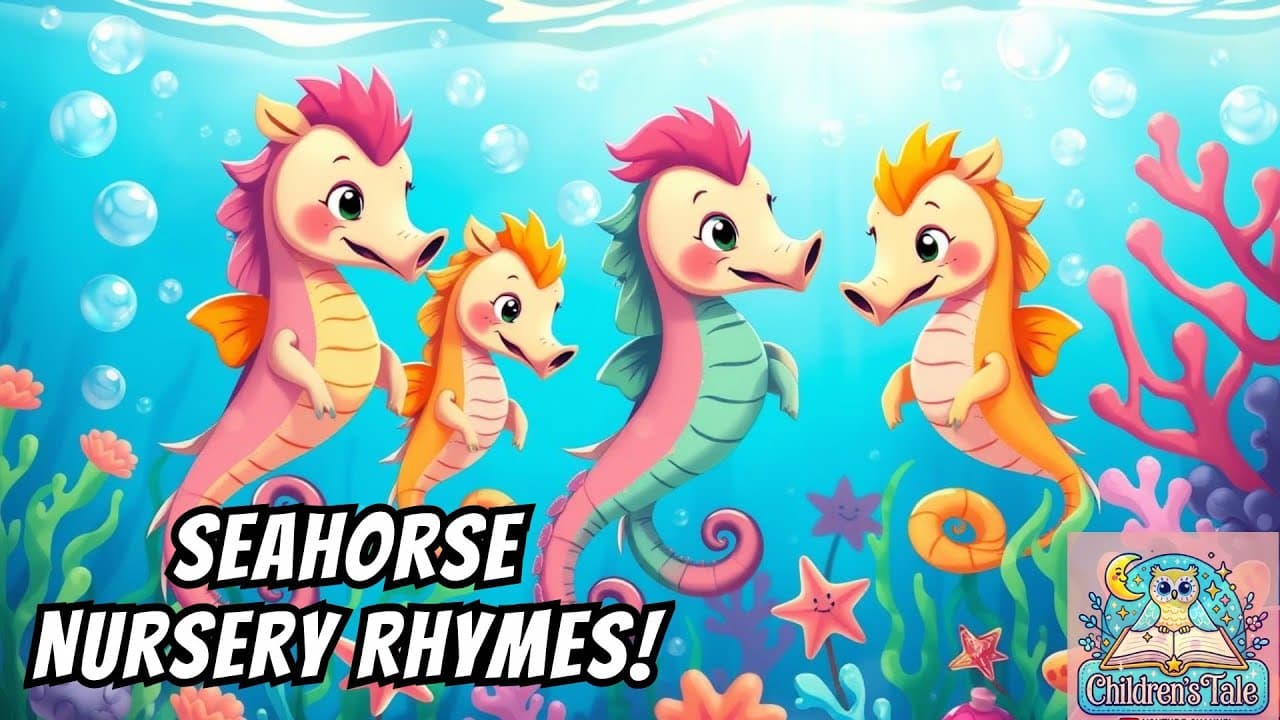 Shelly the Seahorse: Nursery Rhymes for Kids, Toddlers and Preschoolers