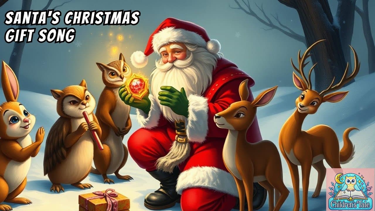Santa's Christmas Gift Song | New Year Song's for Kids, Toddlers and Preschoolers