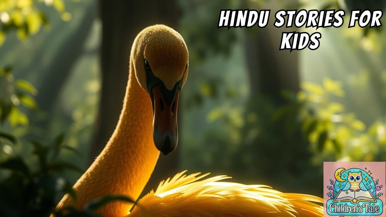 The Golden Swan: A Timeless Hindu Story for Kids ✨🦢Animal Bedtime Stories for Children