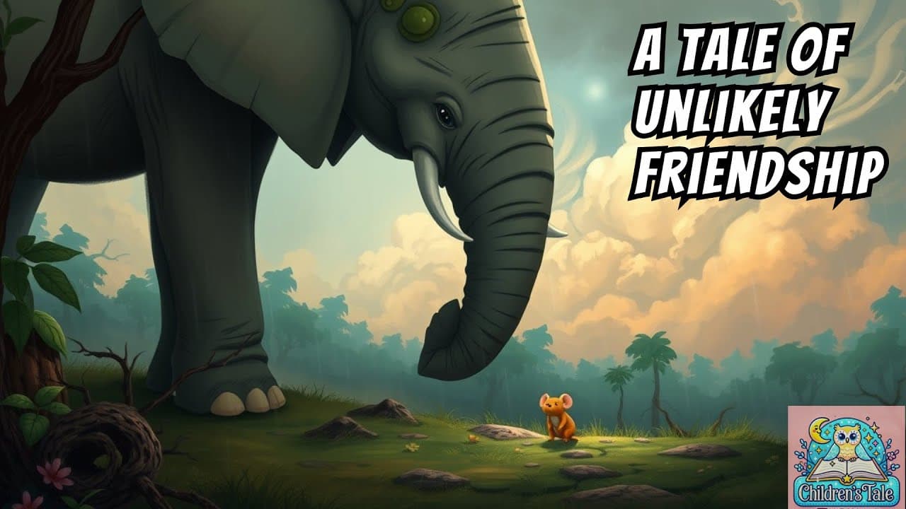 💖 Max the Mouse and Ellie the Elephant: A Tale of Unlikely Friendship 🐭Kid Stories 🐘