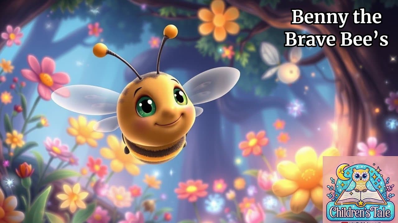 Benny the Brave Bee’s Enchanted Forest Adventure 🐝 Children's Tale with Animals