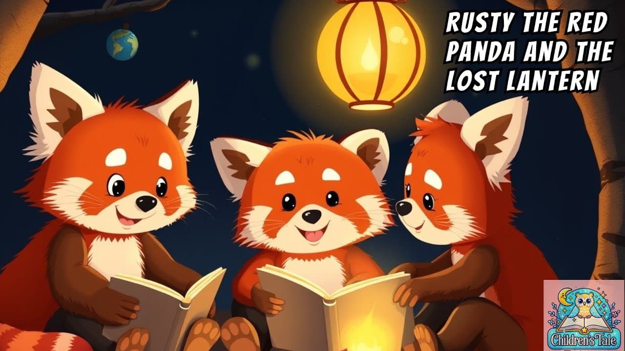 Rusty the Red Panda and the Lost Lantern 🐾 Children's Tale 🏮