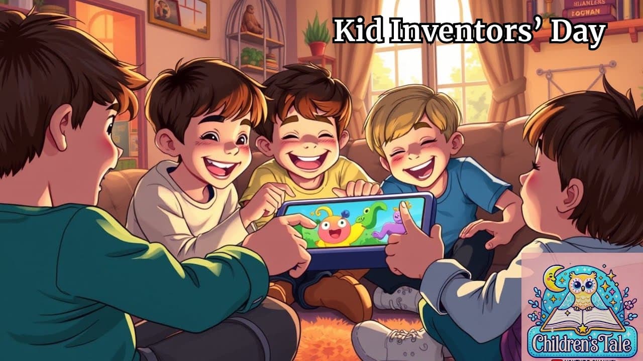 Billy, Lily, and Kelly Save Kid Inventors’ Day - Children's Tale for Special Days