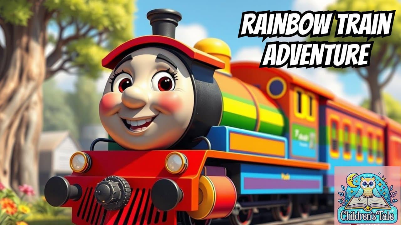 Rainbow Train Adventure: Learn Colors with Fun! 🚂 Kid Songs 🌈