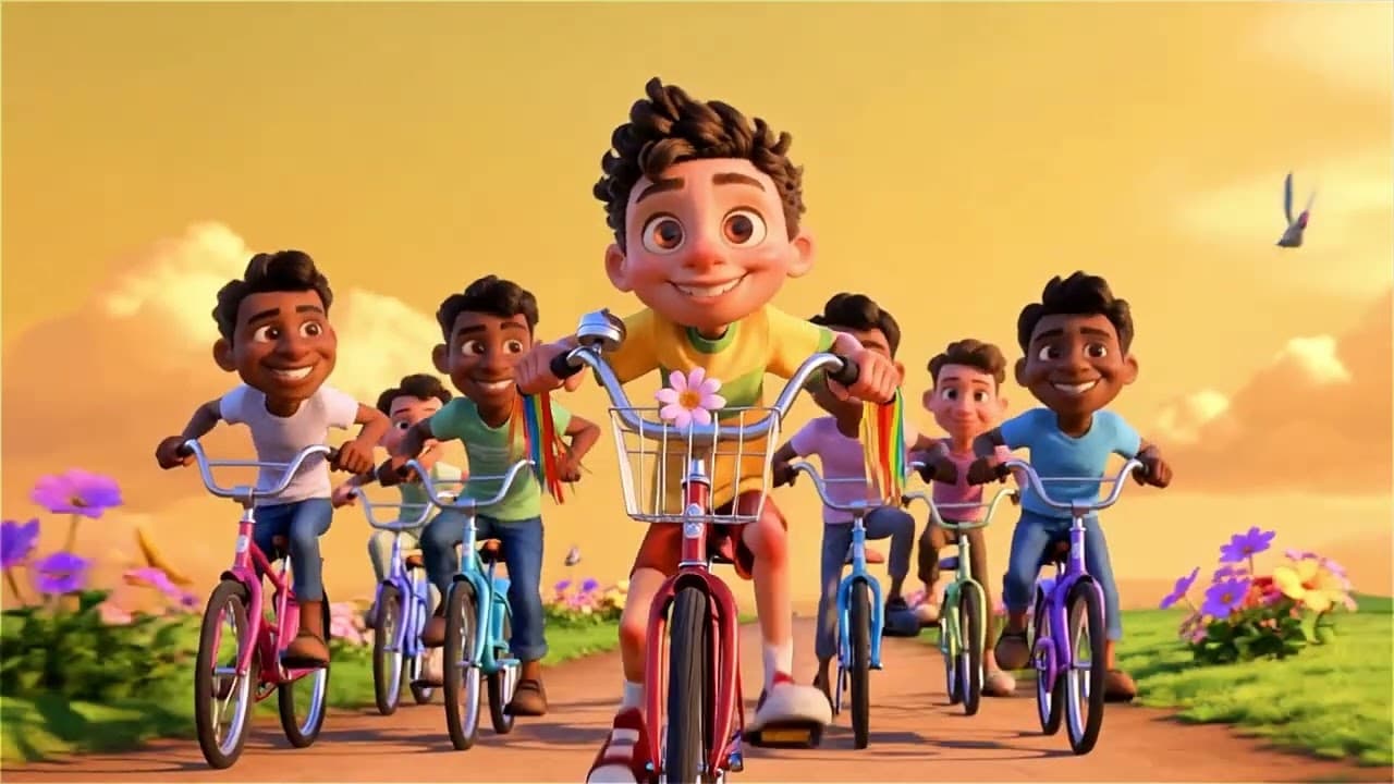 Summer Bike Ride Song 🚲☀️ | Fun Outdoor Adventure Song for Kids | Nursery Rhymes & Learning Songs