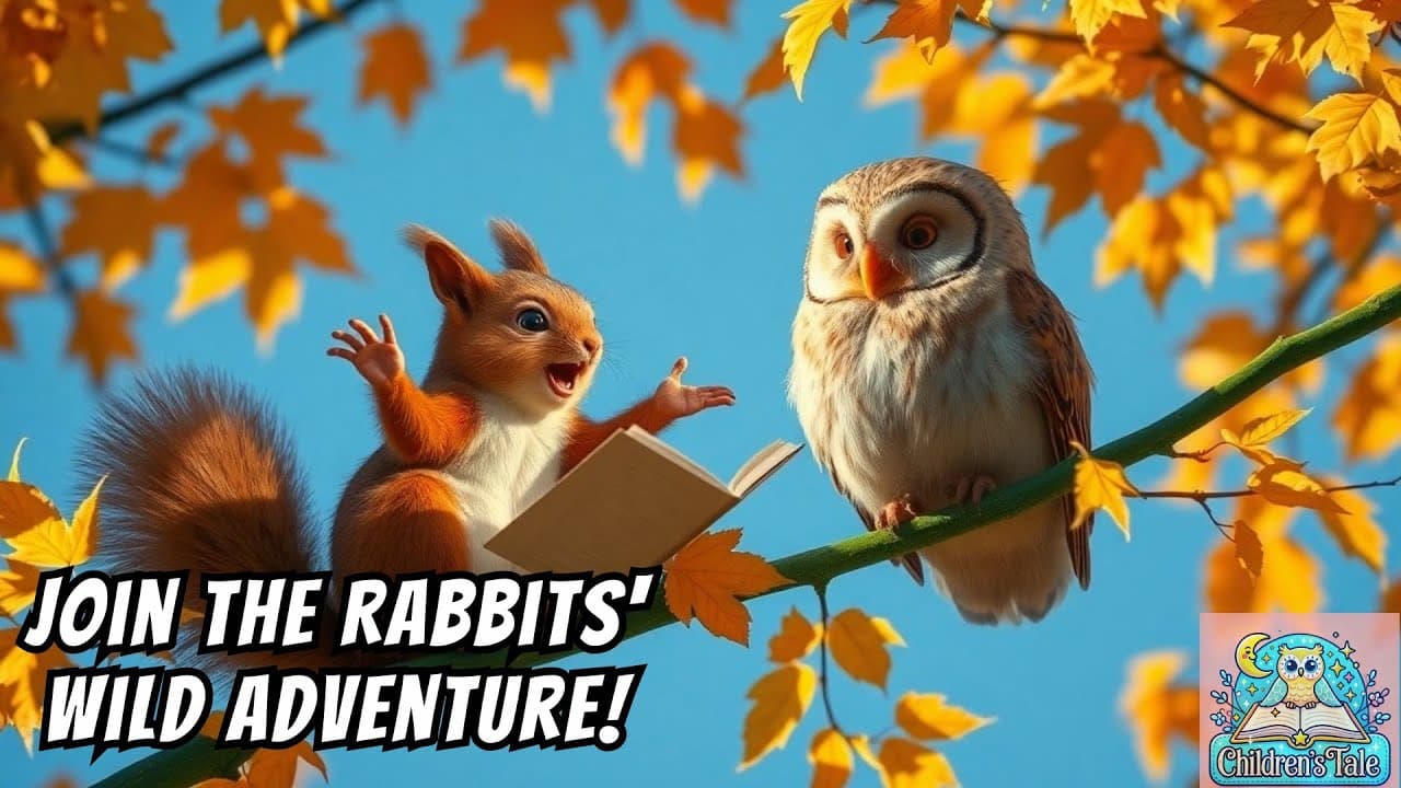 🐰Chasing Adventure: Two Rabbits' Journey 🗺️ Children's Tale