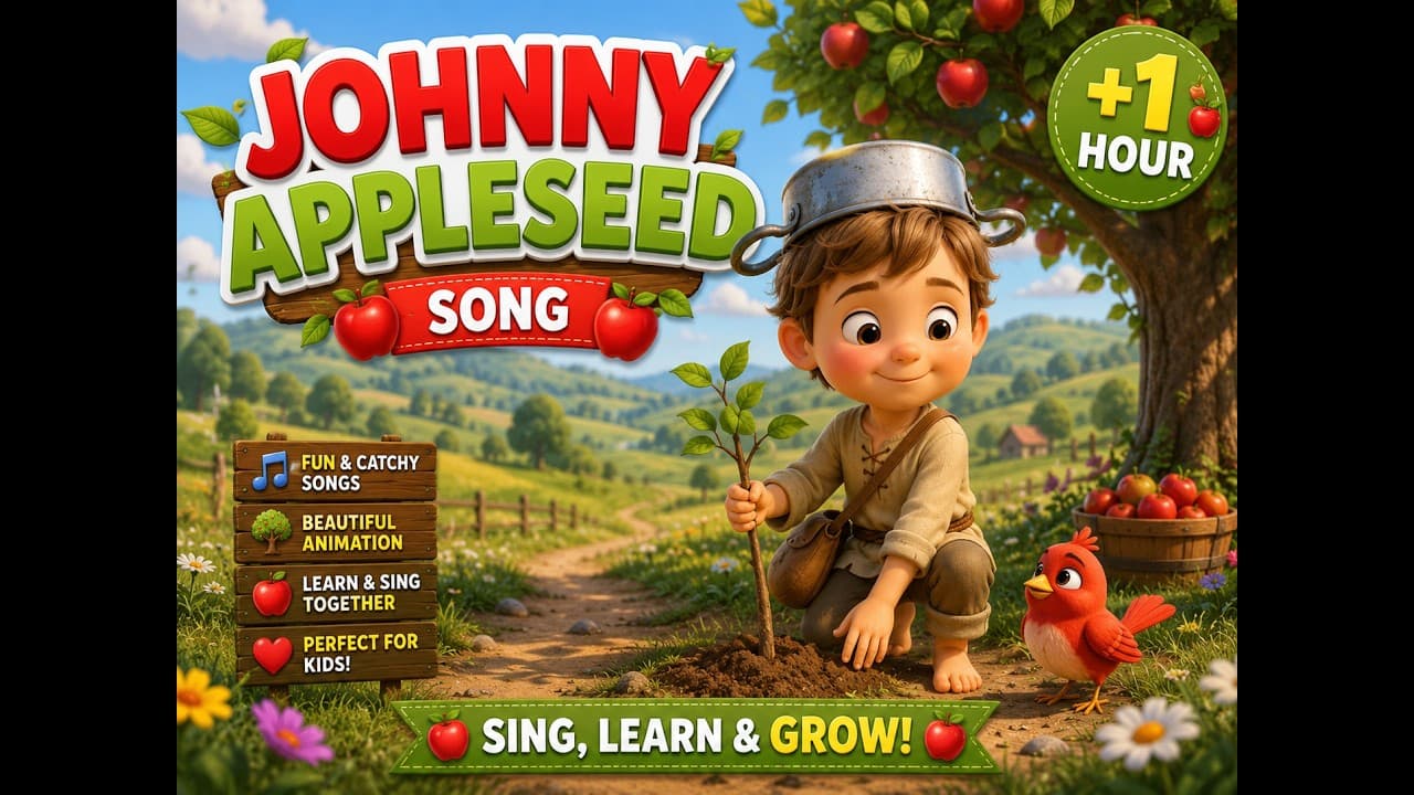 Johnny Appleseed +1 Hour 🍎🌳 | American Folktale Story Compilation for Kids | Animated Legends
