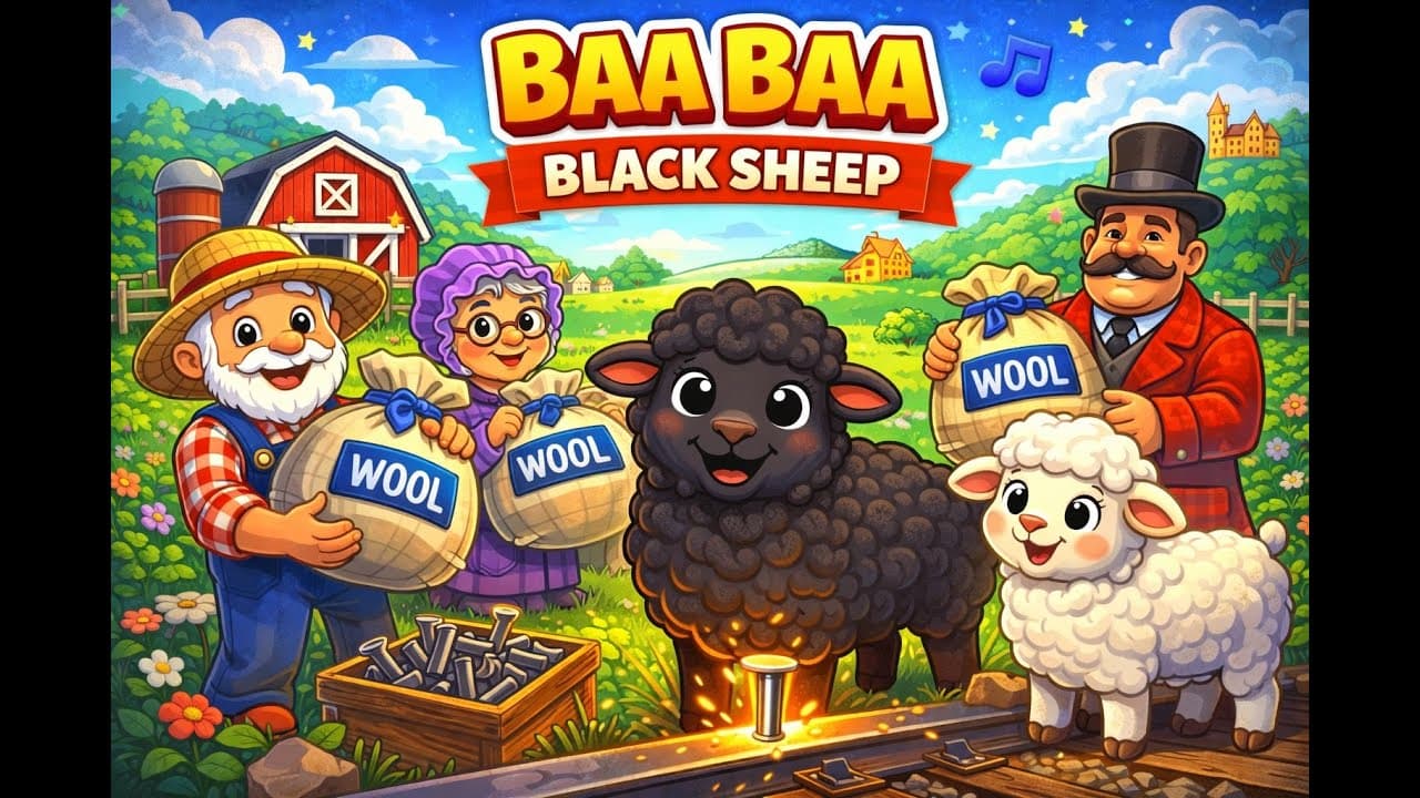 Baa Baa Black Sheep | Classic Nursery Rhymes | Super Simple Songs for Kids