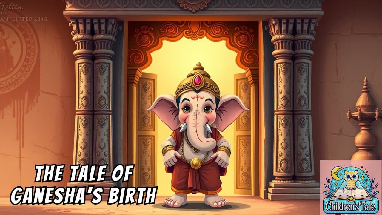 The Tale of Ganesha’s Birth: A Magical Beginning - Hindu Stories for Kids