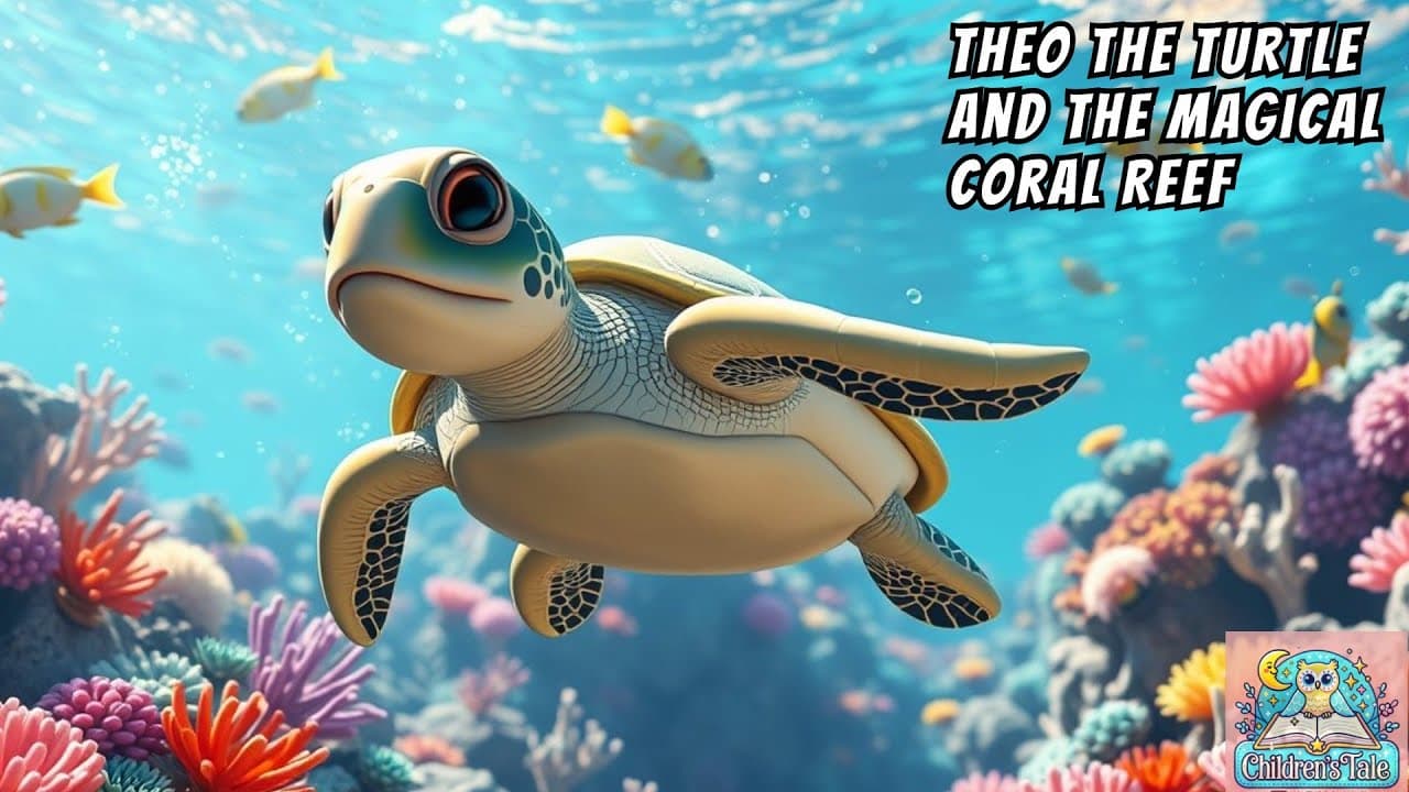 Theo the Turtle and the Magical Coral Reef 🐢 Children's Fairy Tales 🌊