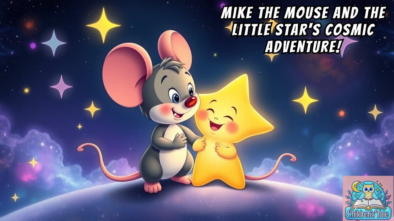 Mike the Mouse and the Little Star's Cosmic Adventure! 🐭Kid Stories🌟